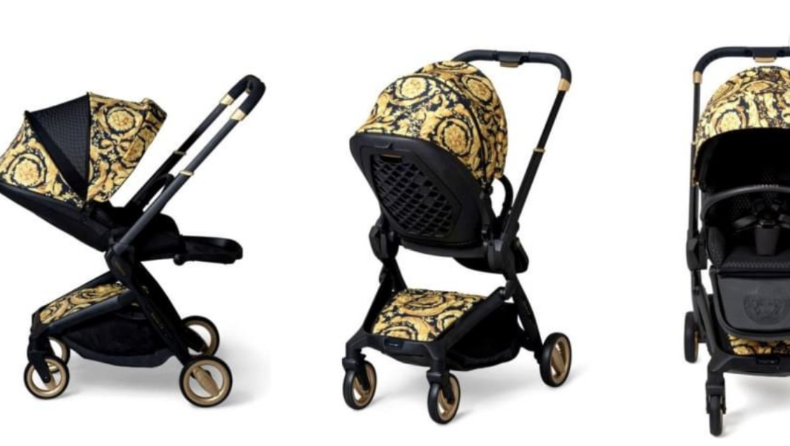 Protestant veronderstellen teer Voor héle luxe baby's: opvallen doe je zeker met de Versace kinderwagen